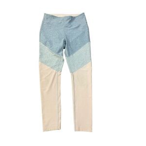 Outdoor Voices Spring 7/8 Crop Athletic Work Out Leggings Pants Pink Gray medium
